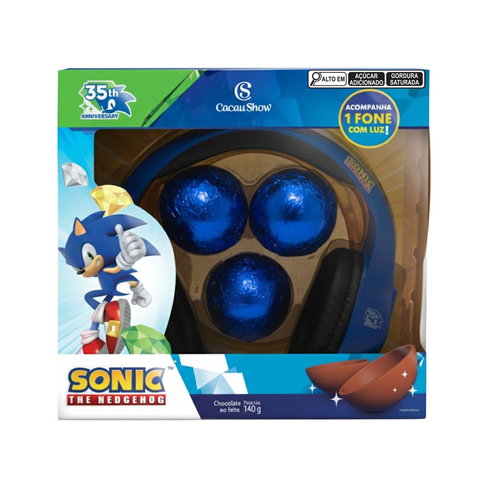 Ovo de Páscoa ao Leite Sonic 140g