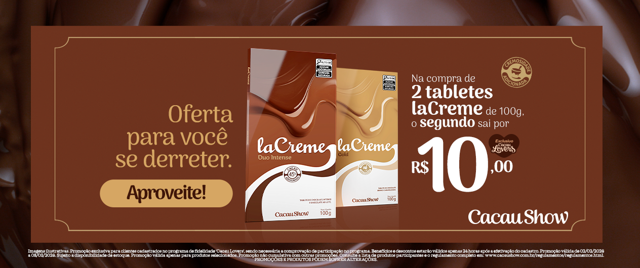 Banner laCreme Promoção
